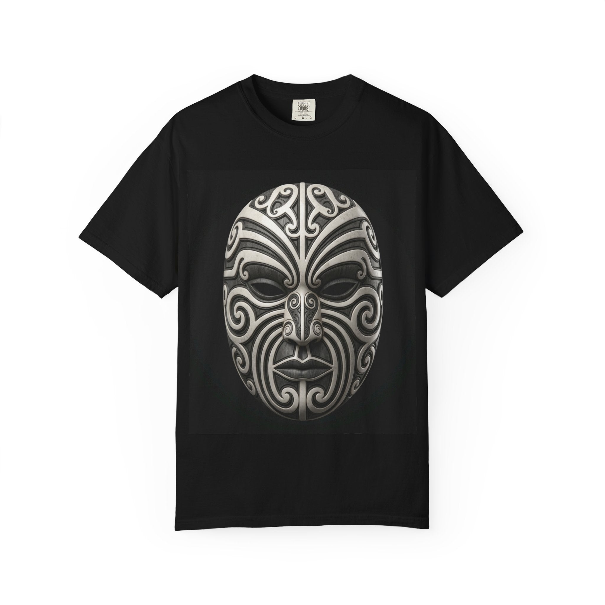 TNC 3D Carved Kirituhi Mask Tee — Premium Streetwear T-Shirt