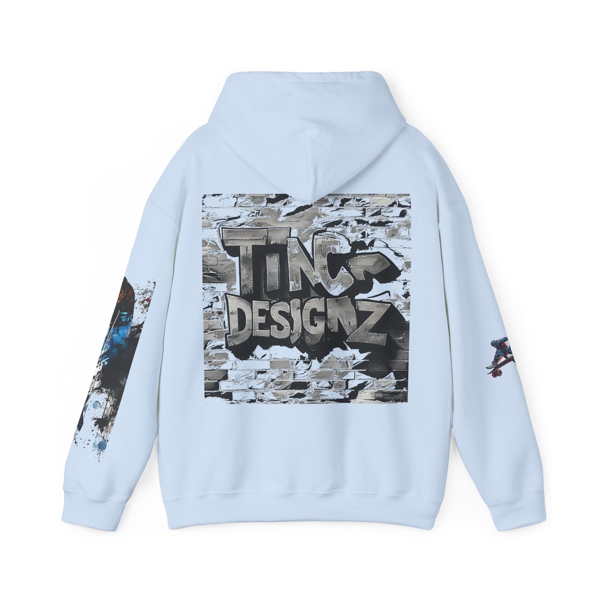 TNC Skater Skeleton Heavyweight Streetwear Hoodie