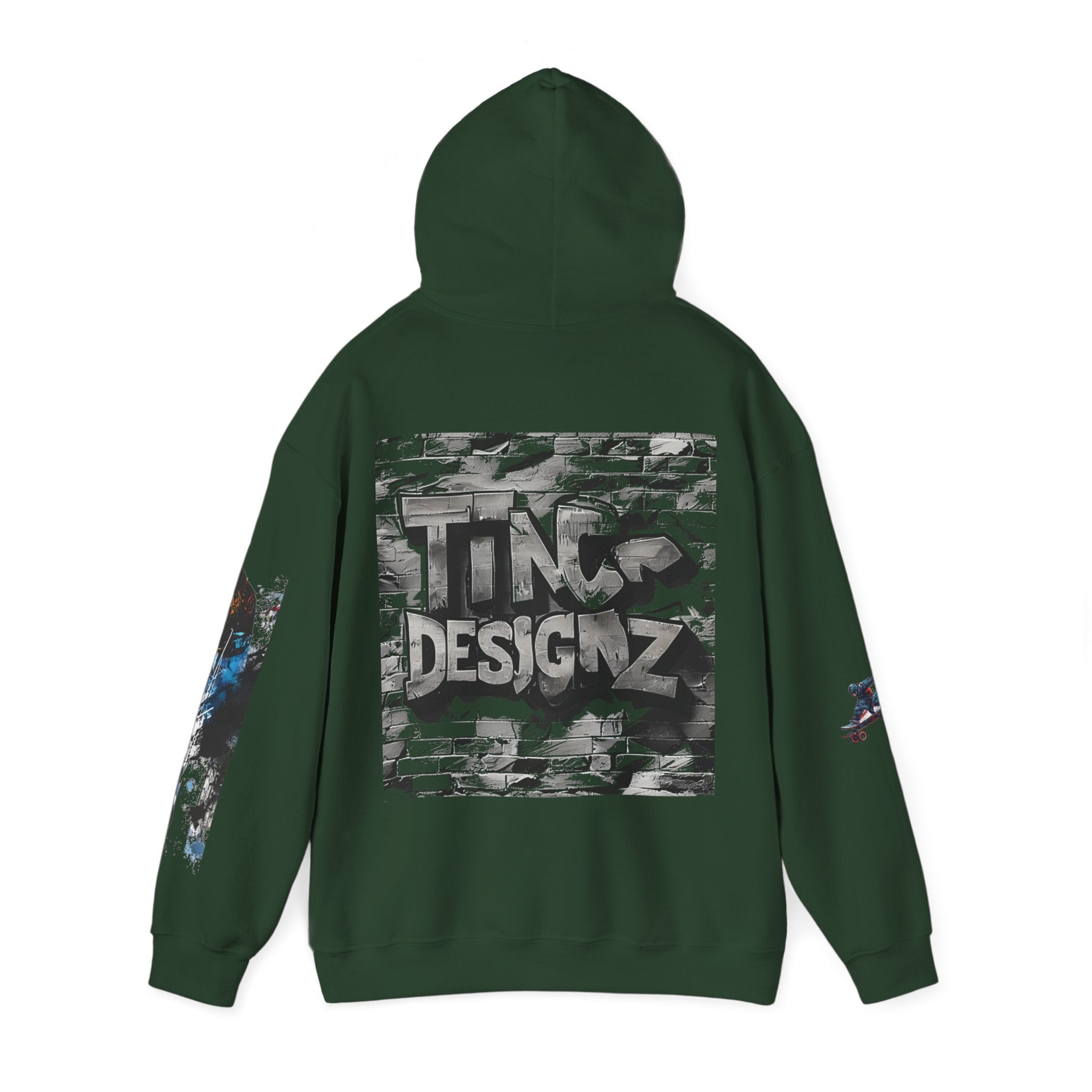 TNC Skater Skeleton Heavyweight Streetwear Hoodie