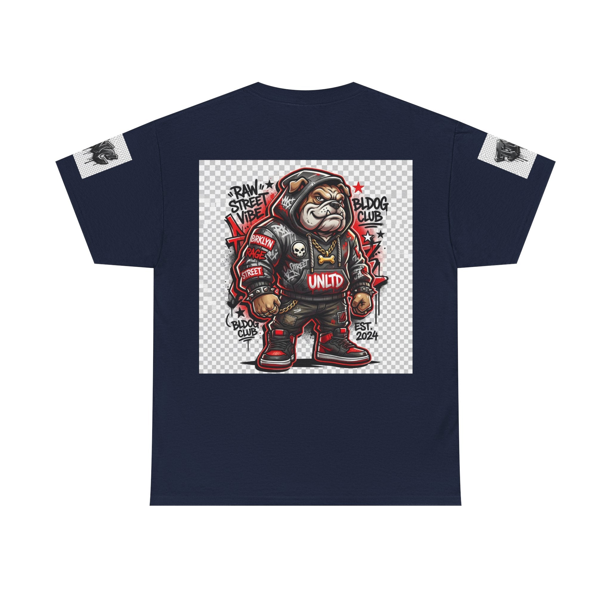 Bulldog Club Streetwear Tee — Graphic Urban Bulldog Hoodie Design