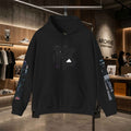 TNC Designz Graphic Hoodie — Streetwear Logo Pullover with Sleeve Art - TNC Designz