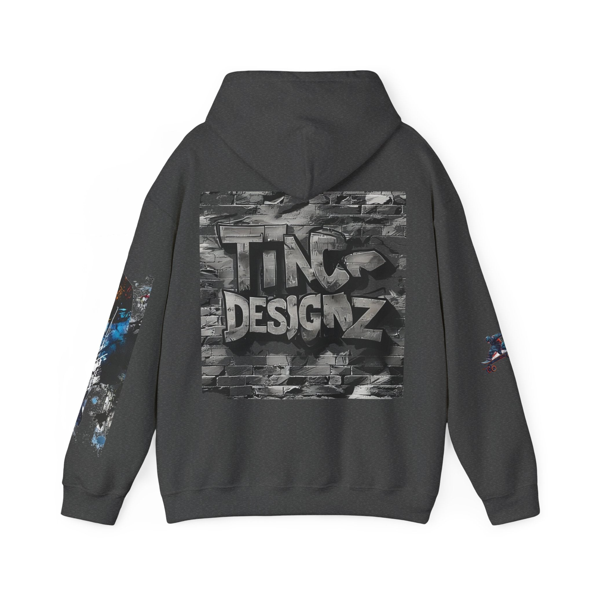 TNC Skater Skeleton Heavyweight Streetwear Hoodie