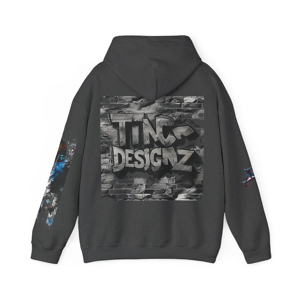 TNC Skater Skeleton Heavyweight Streetwear Hoodie