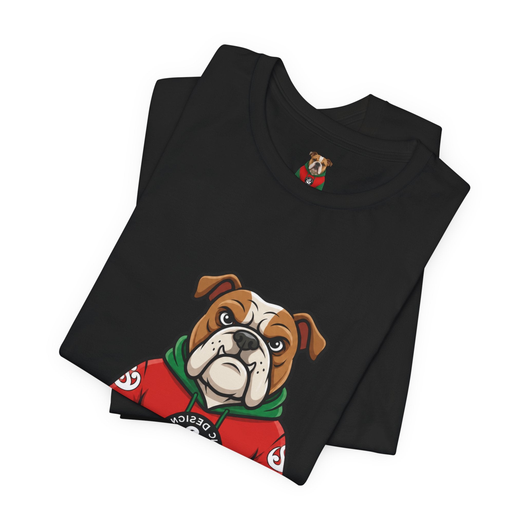 TNC Bulldog Heavyweight Streetwear Tee — Black
