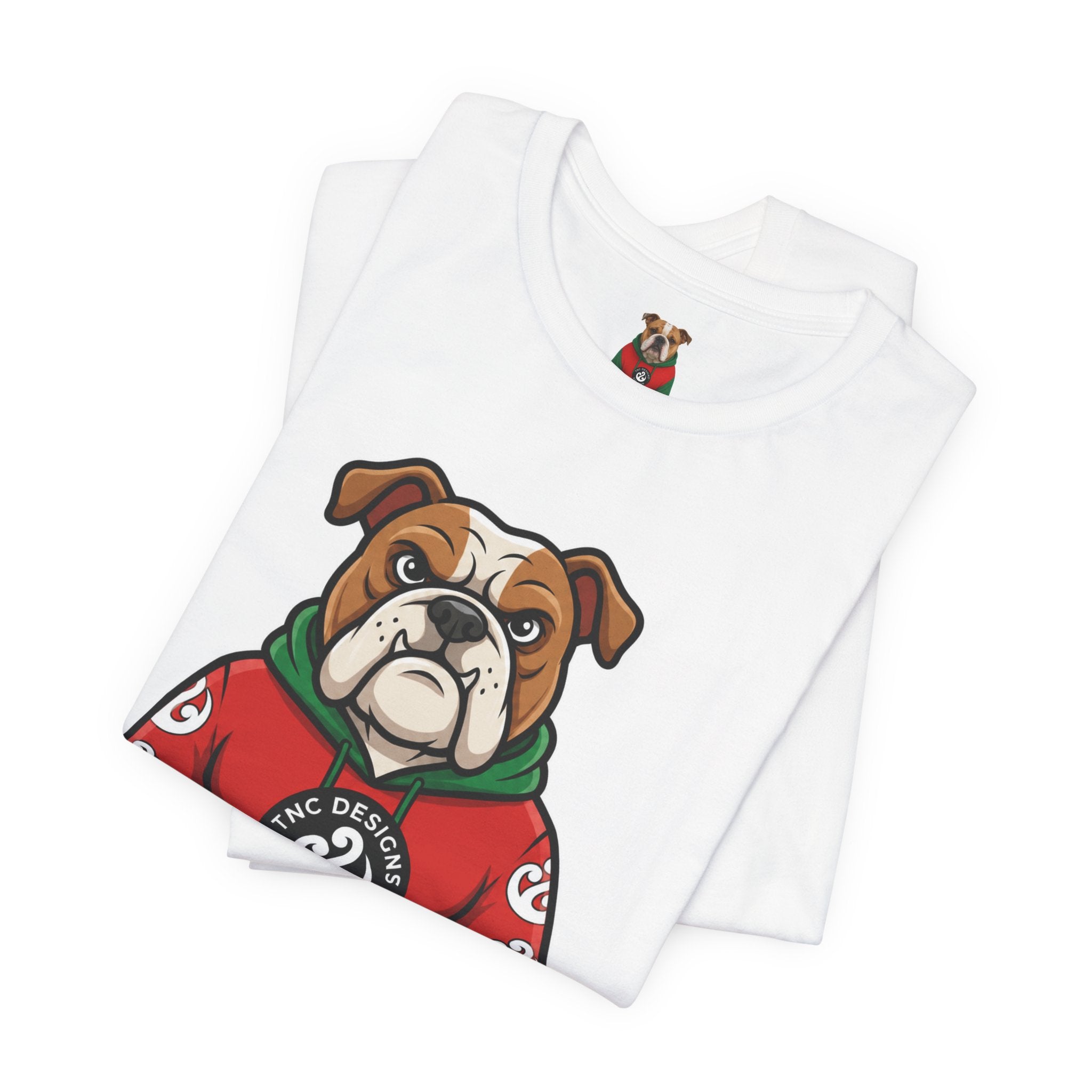 TNC Bulldog Heavyweight Streetwear Tee — Black