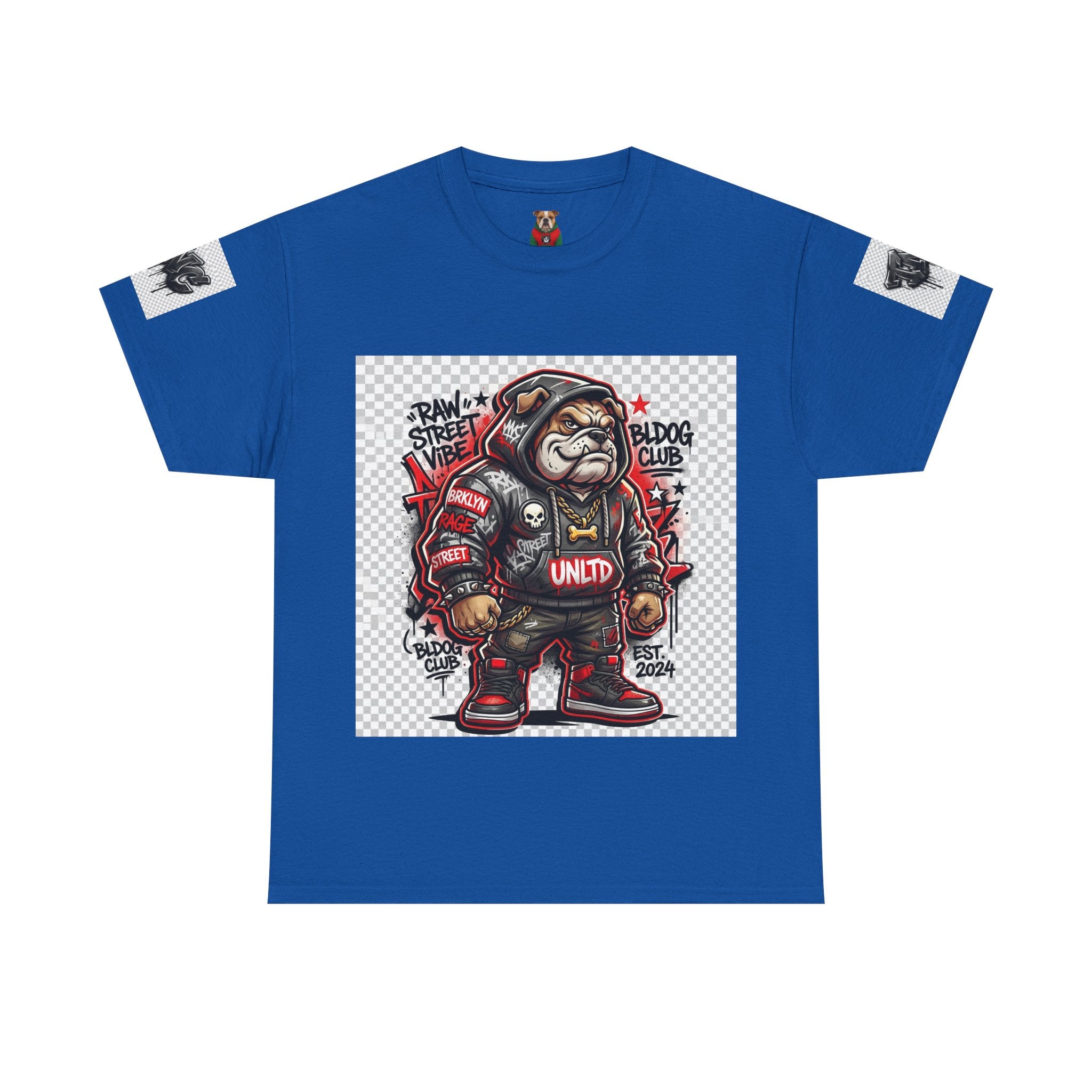 Bulldog Club Streetwear Tee — Graphic Urban Bulldog Hoodie Design