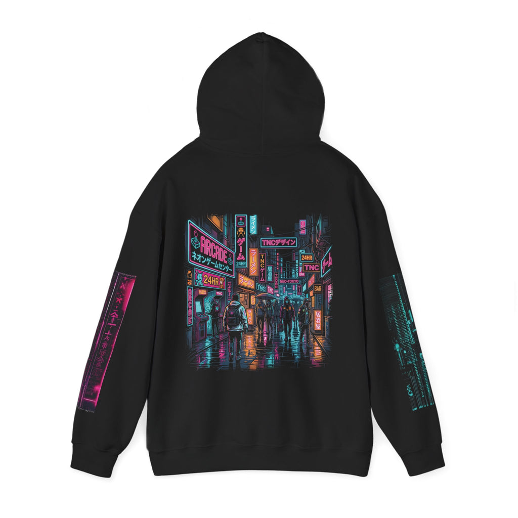 TNC Neo-Tokyo Nightlife Heavyweight Hoodie - TNC Designz