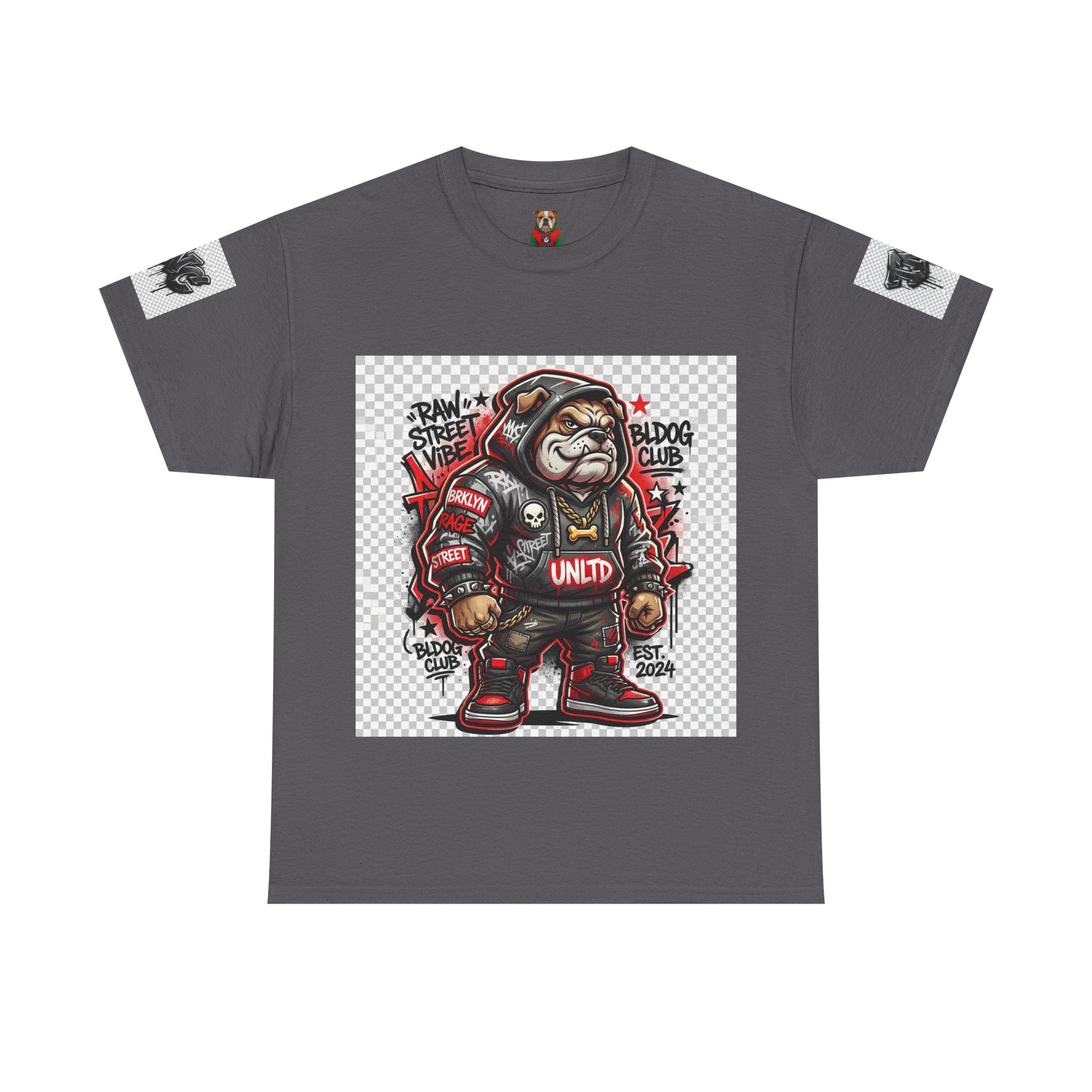 Bulldog Club Streetwear Tee — Graphic Urban Bulldog Hoodie Design