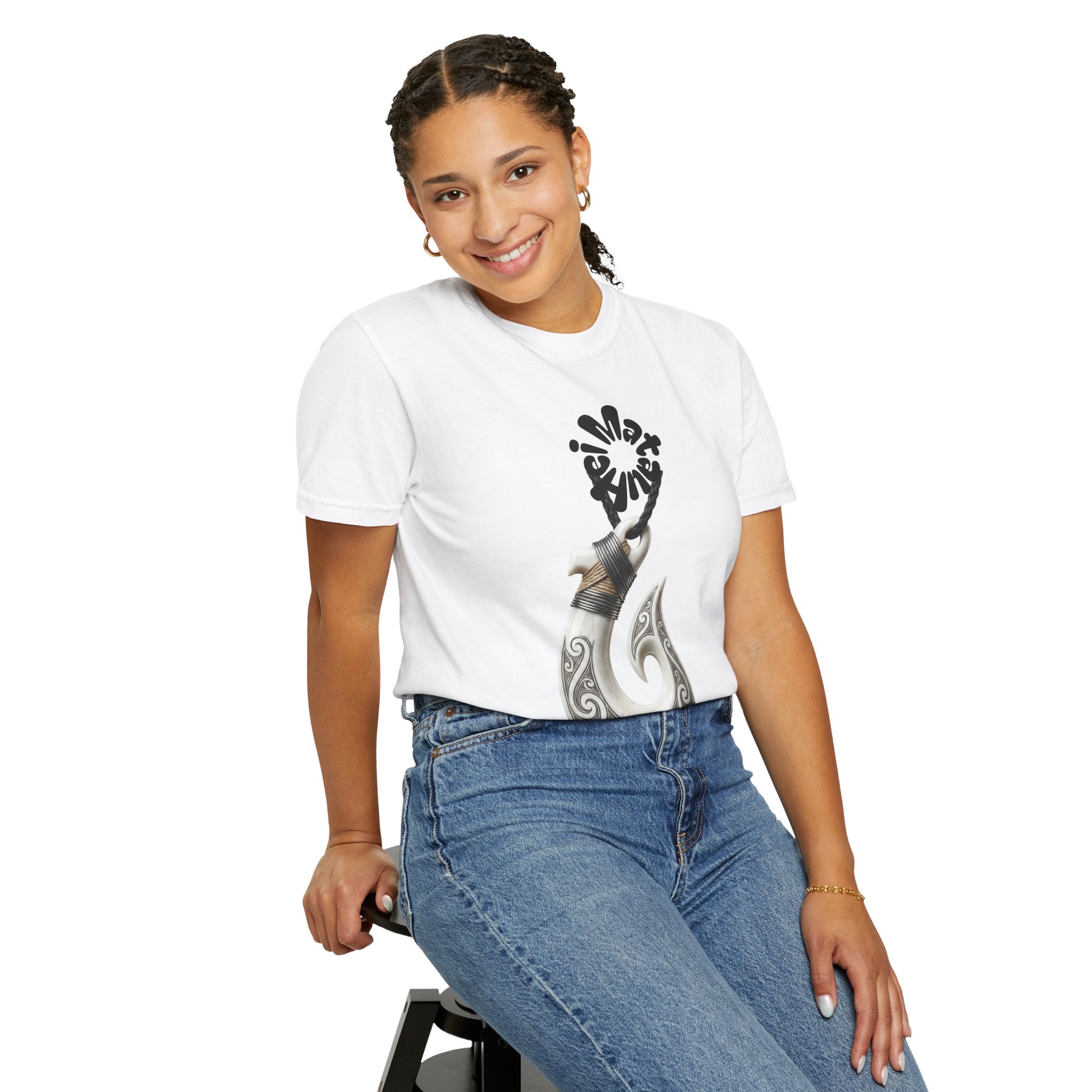 Maori Fishhook T-Shirt — Hei Matau Pendant Graphic Tee