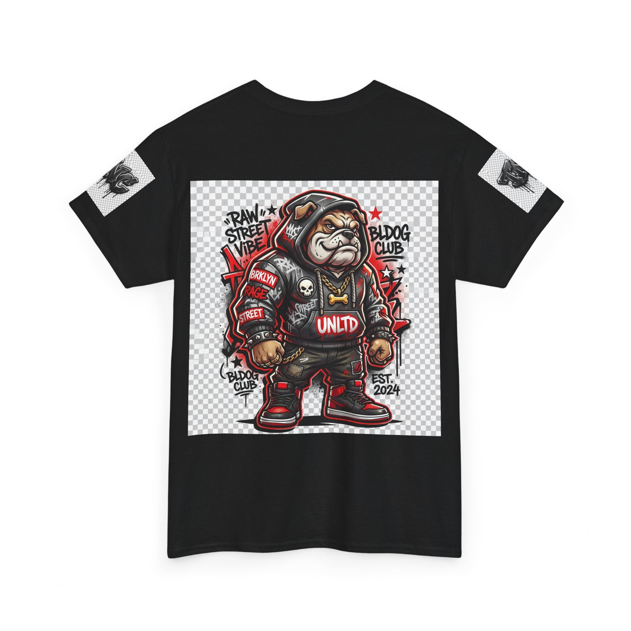 Bulldog Club Streetwear Tee — Graphic Urban Bulldog Hoodie Design