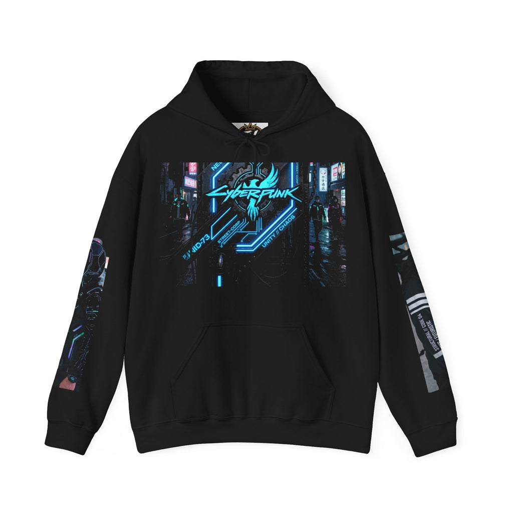 Cyberpunk Streetwear Hoodie — Futuristic Neon Urban Style - TNC Designz