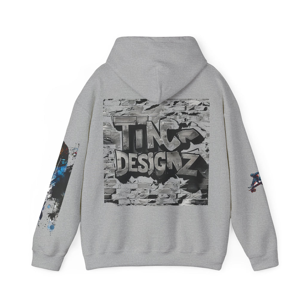 TNC Skater Skeleton Heavyweight Streetwear Hoodie