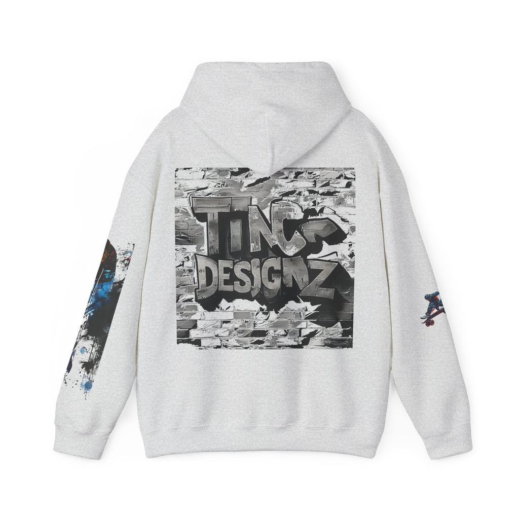 TNC Skater Skeleton Heavyweight Streetwear Hoodie