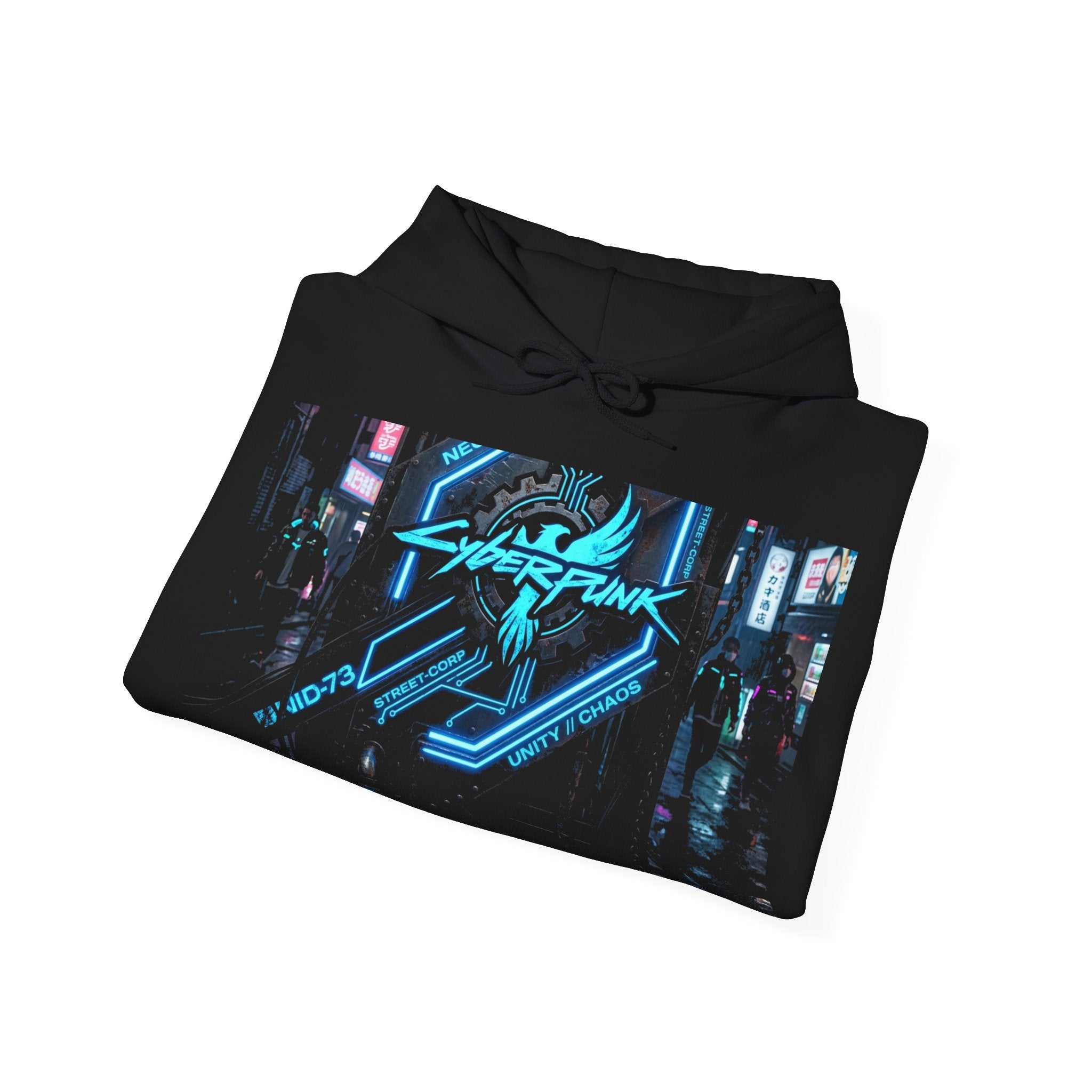 Cyberpunk Streetwear Hoodie — Futuristic Neon Urban Style - TNC Designz