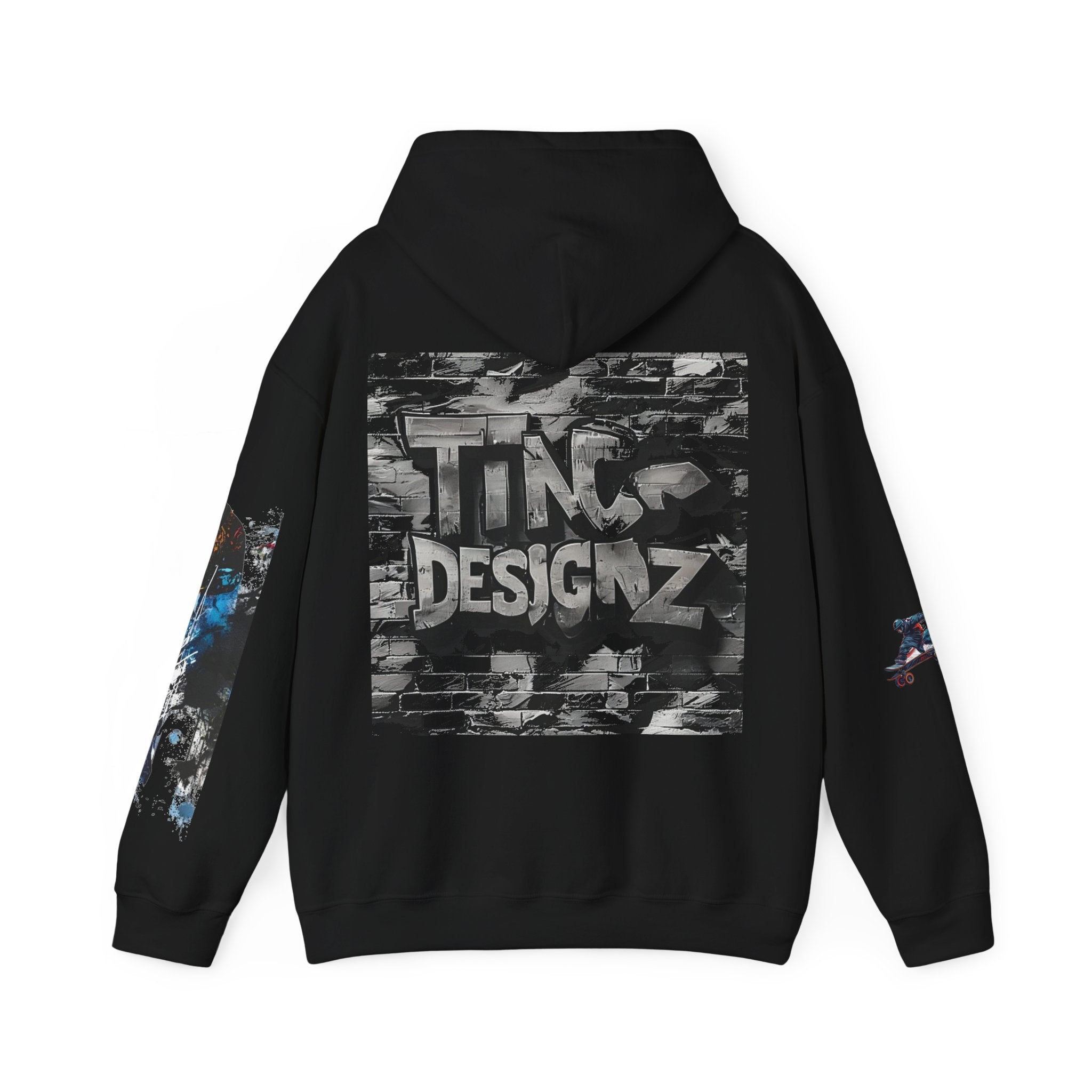 TNC Skater Skeleton Heavyweight Streetwear Hoodie