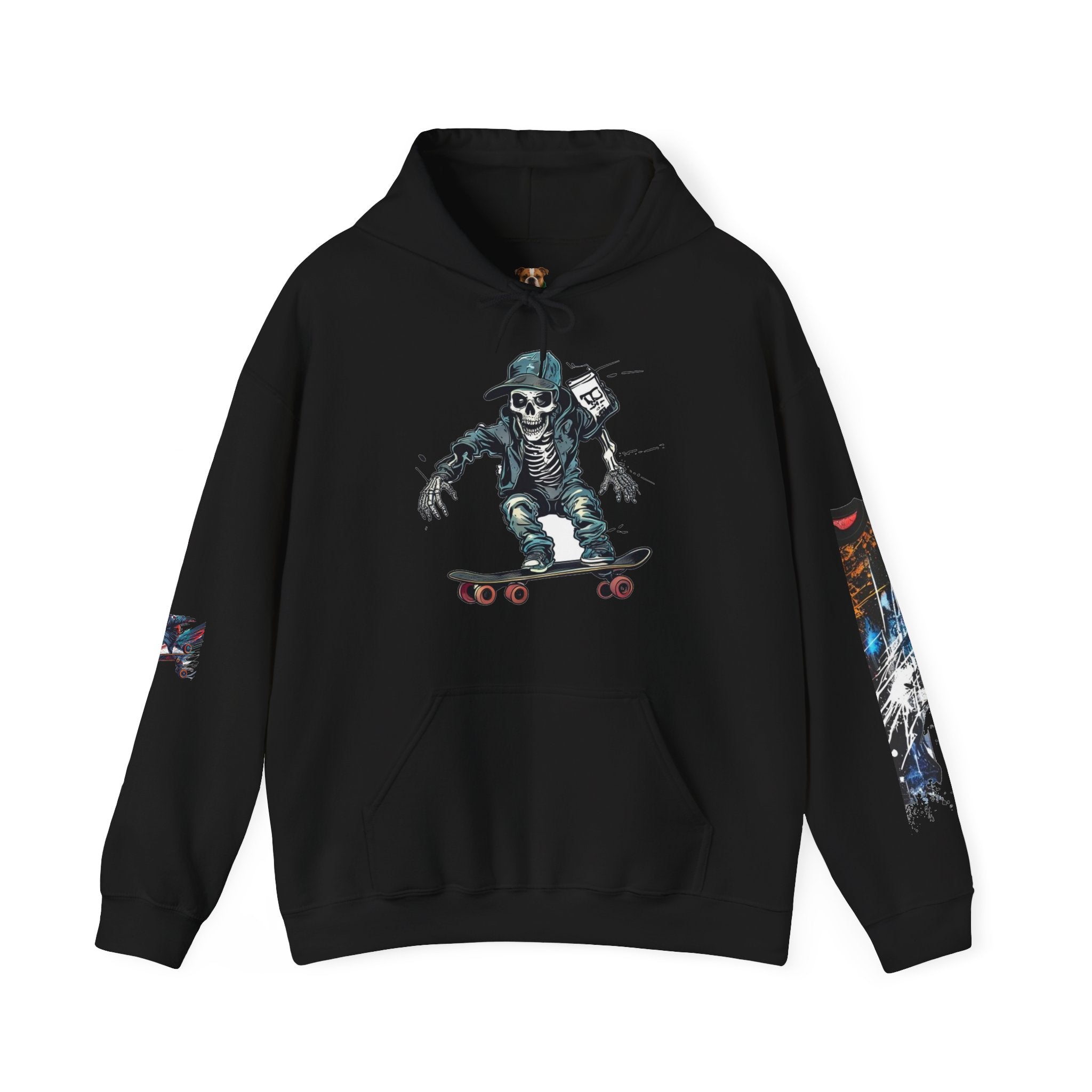 TNC Skater Skeleton Heavyweight Streetwear Hoodie