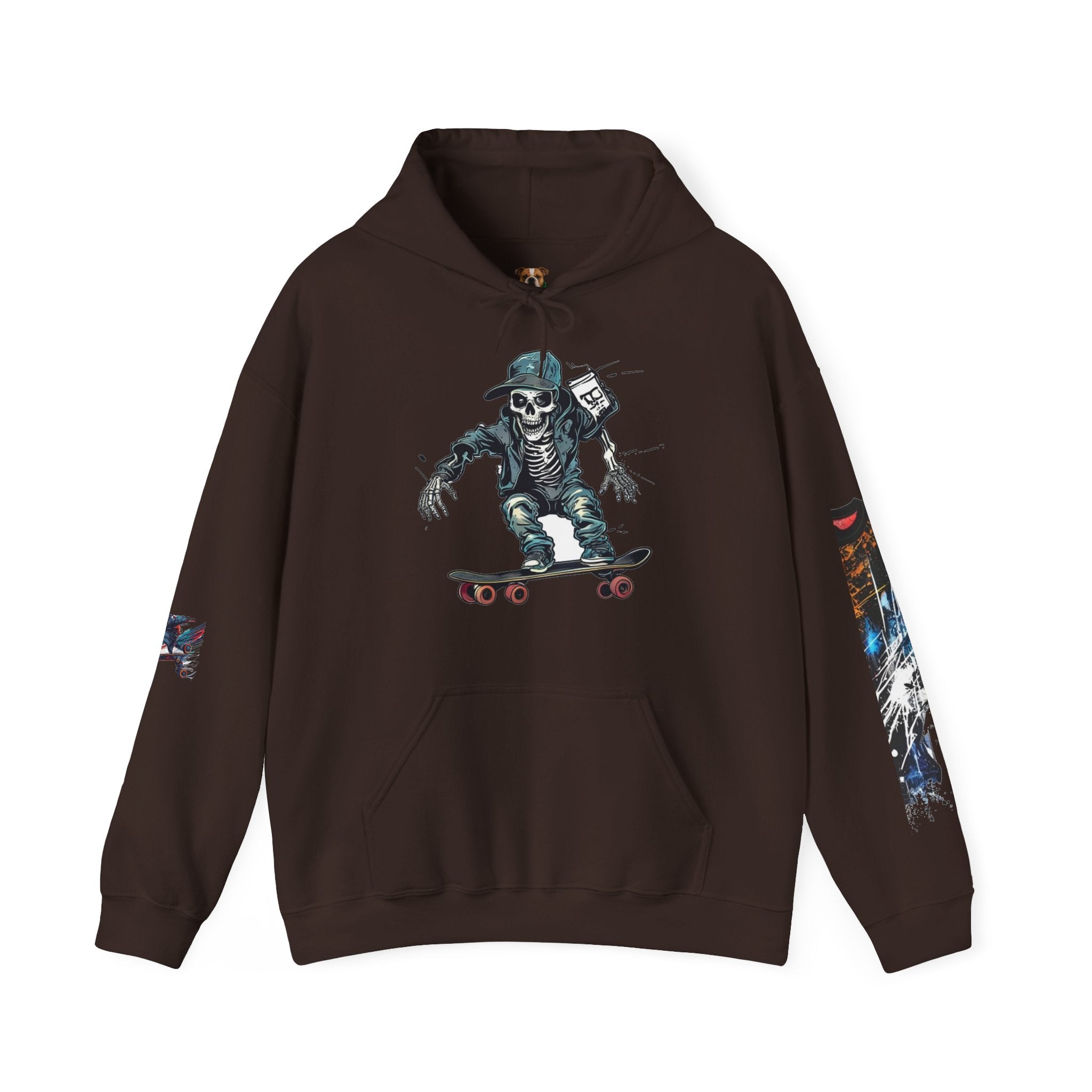 TNC Skater Skeleton Heavyweight Streetwear Hoodie