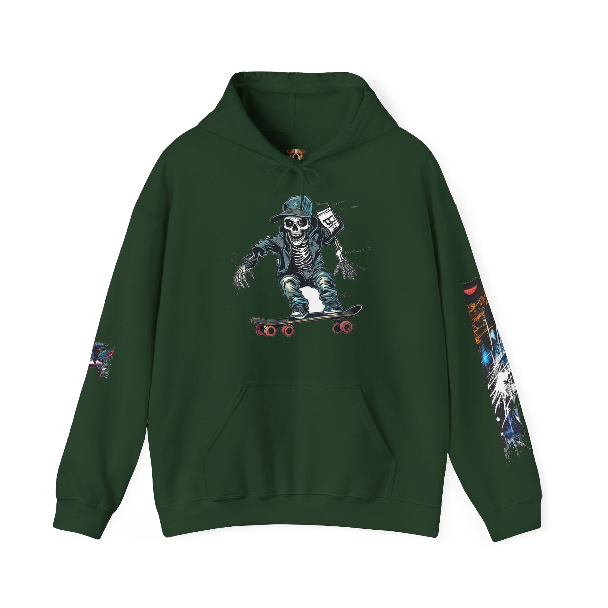 TNC Skater Skeleton Heavyweight Streetwear Hoodie