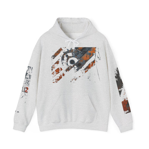 Industrial Gear Graphic Hoodie — Vintage Mechanical Engine Streetwear - TNC Designz