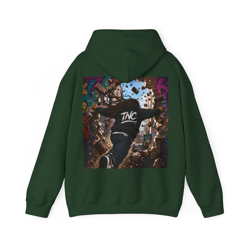 TNC "Wallbreak" 3D Transition Heavyweight Hoodie — Boxy Fit