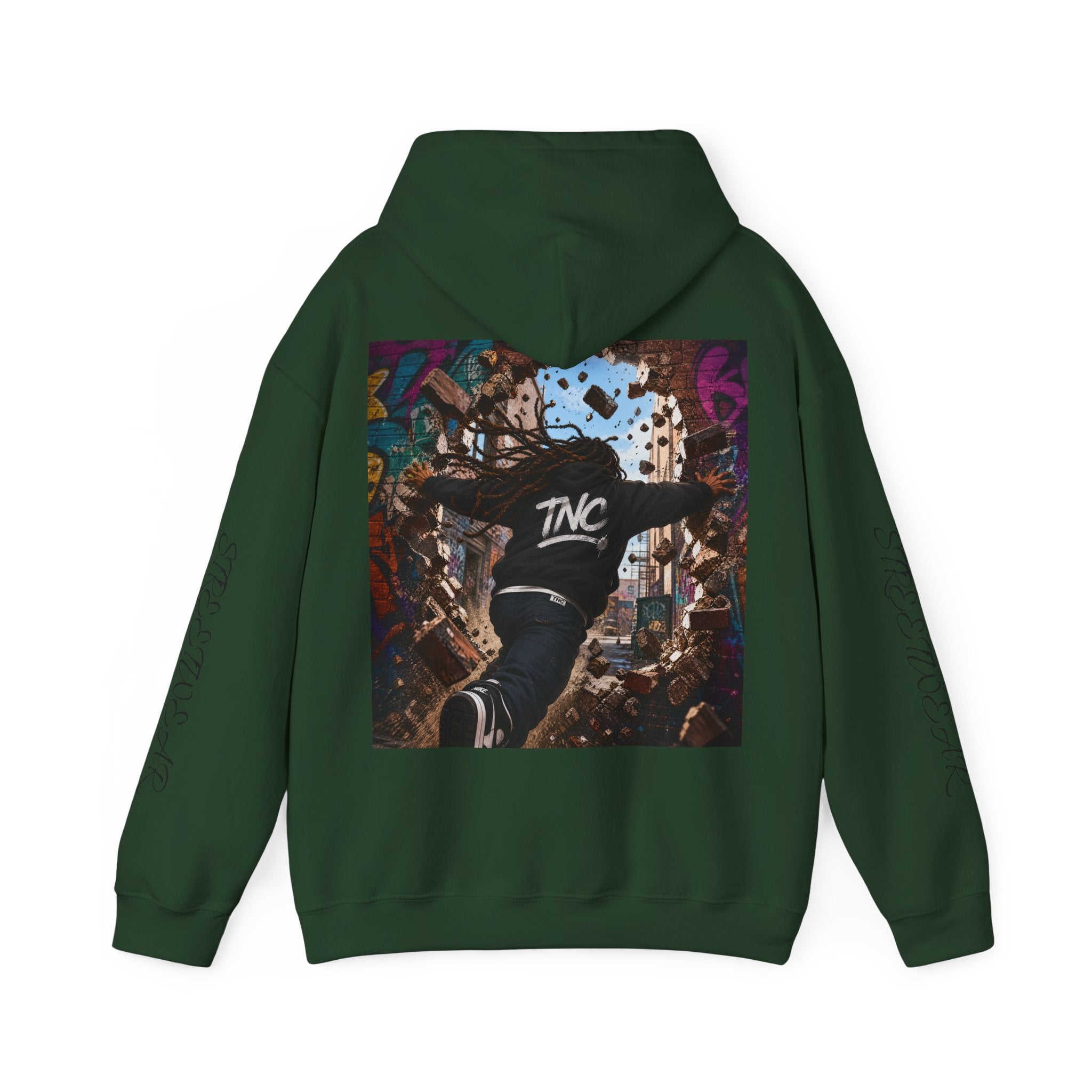 TNC "Wallbreak" 3D Transition Heavyweight Hoodie — Boxy Fit