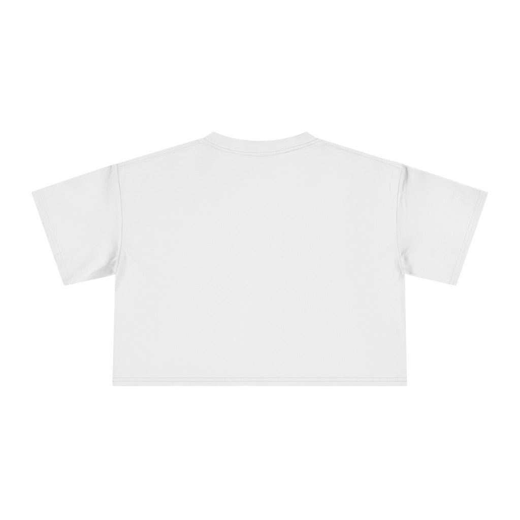 Tie-Dye Crop Tee — Light Blue Spiral "TNC Designz EST. 2024" - Heavyweight Streetwear