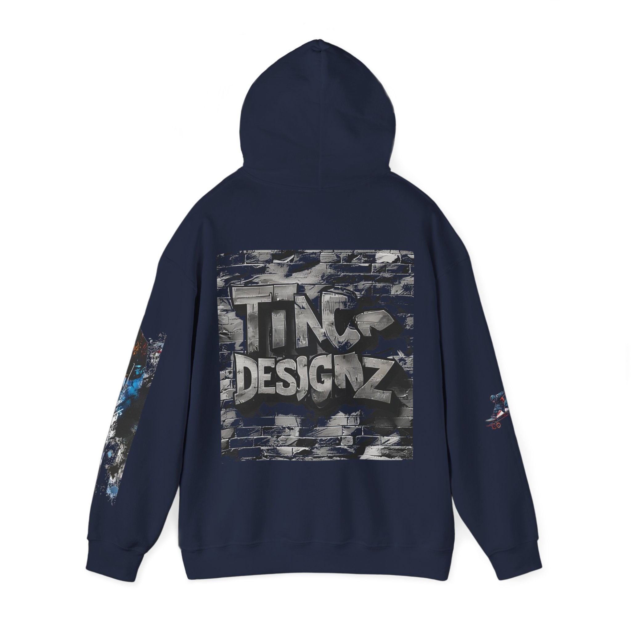TNC Skater Skeleton Heavyweight Streetwear Hoodie