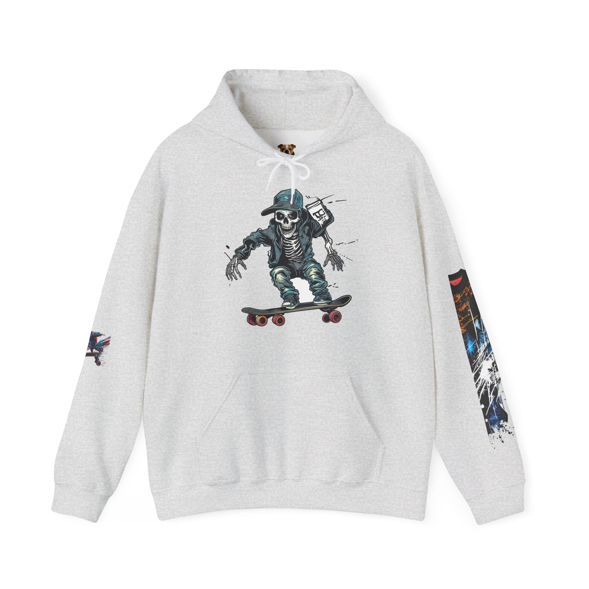 TNC Skater Skeleton Heavyweight Streetwear Hoodie