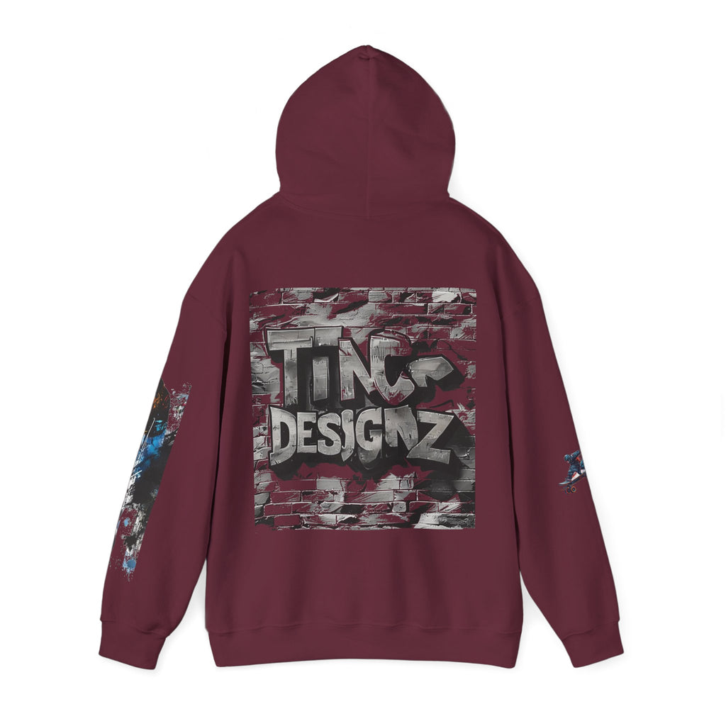 TNC Skater Skeleton Heavyweight Streetwear Hoodie
