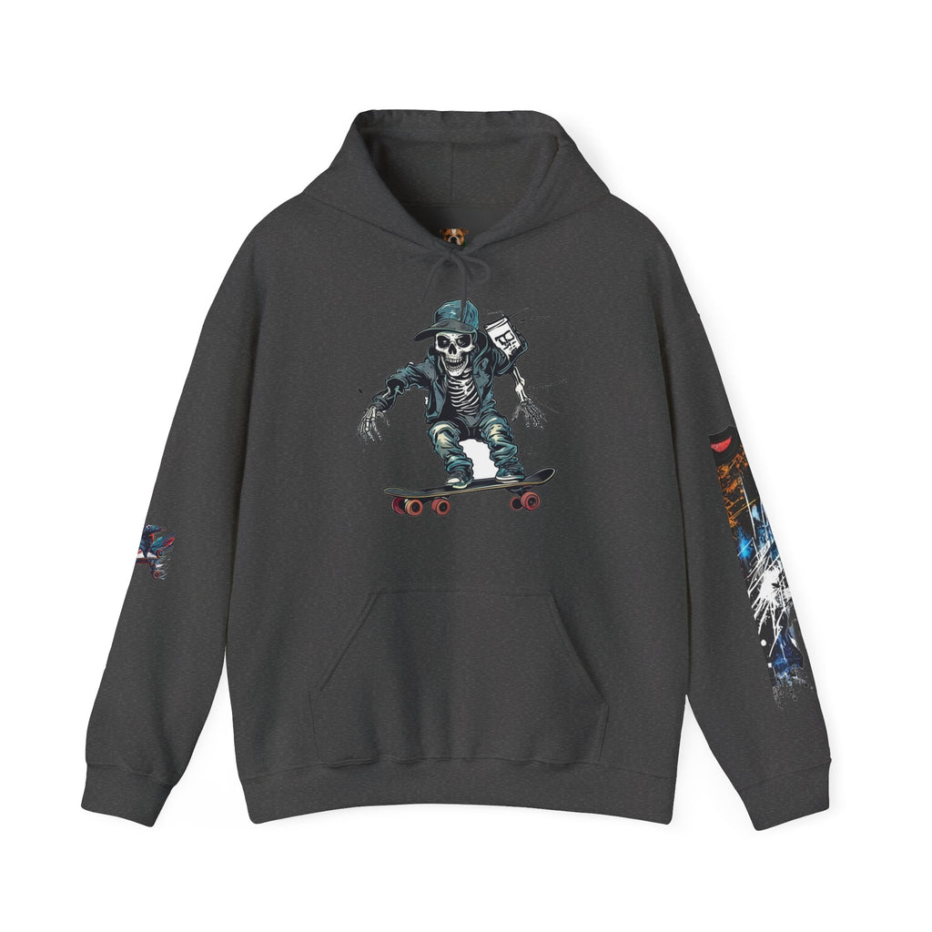 TNC Skater Skeleton Heavyweight Streetwear Hoodie
