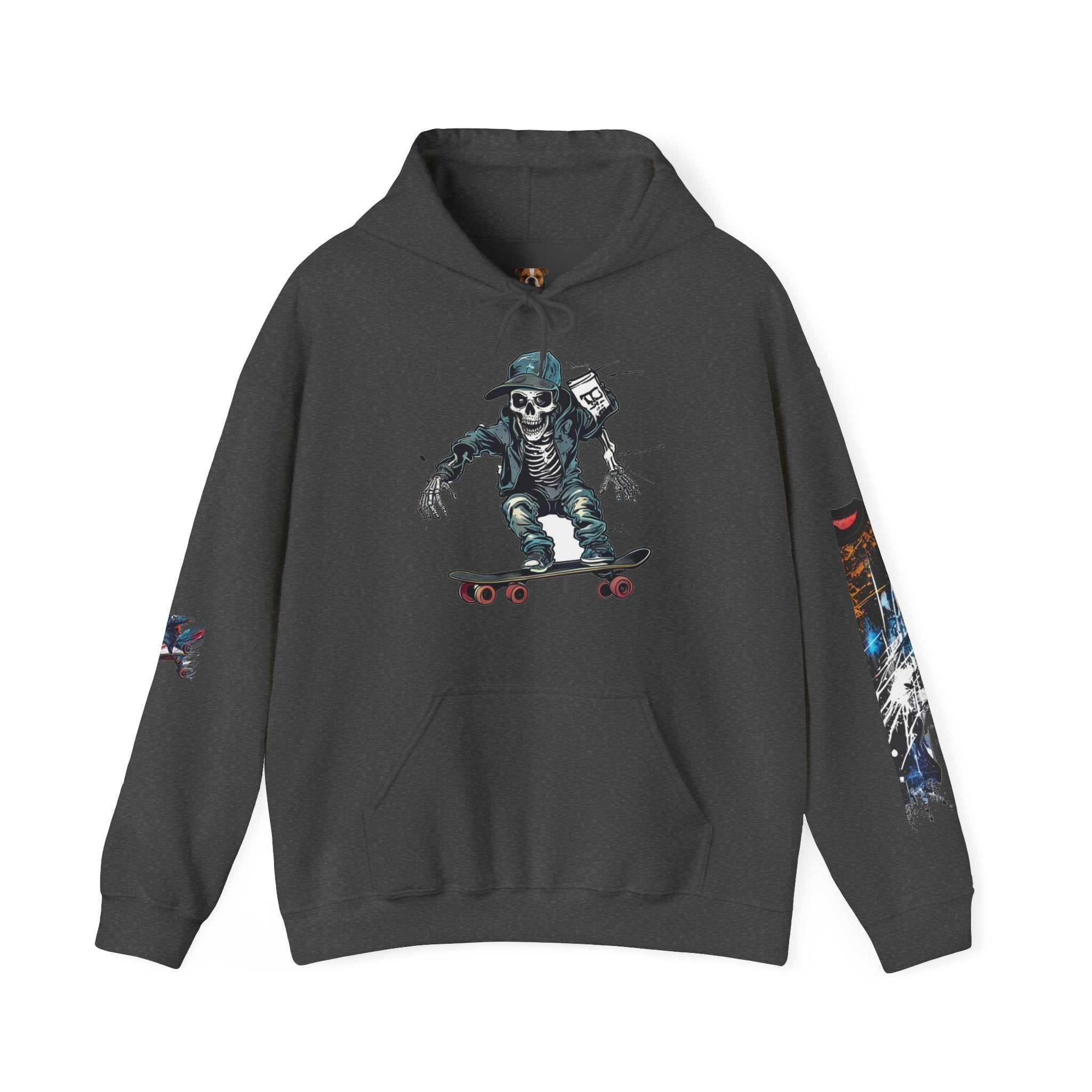 TNC Skater Skeleton Heavyweight Streetwear Hoodie