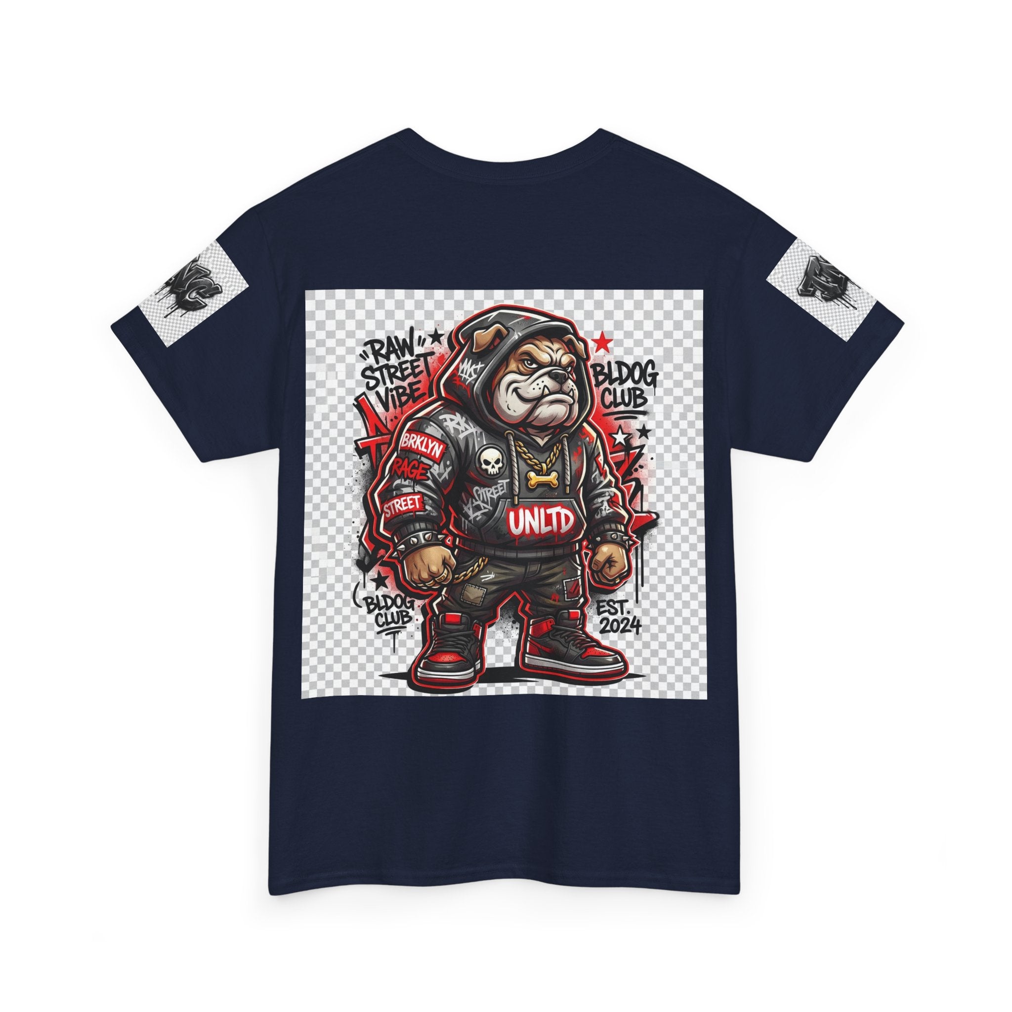 Bulldog Club Streetwear Tee — Graphic Urban Bulldog Hoodie Design