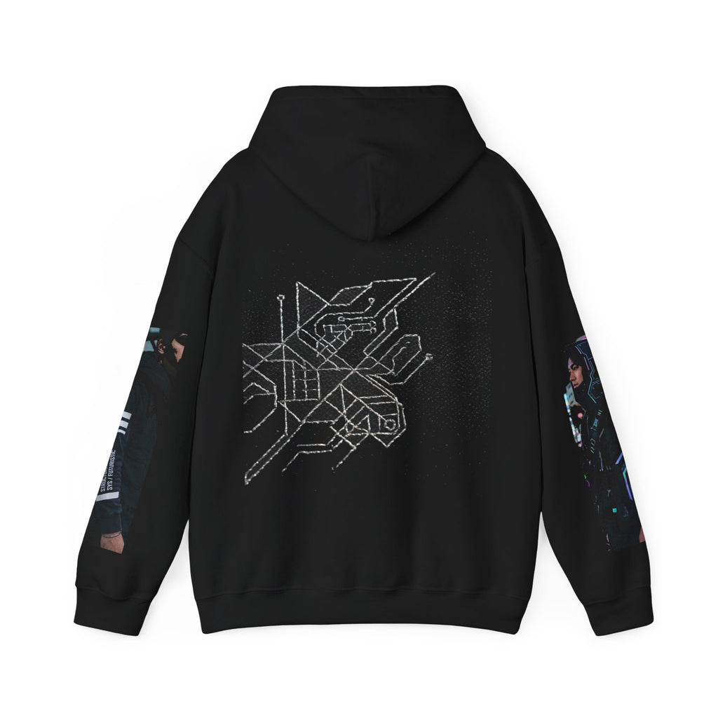 Cyberpunk Streetwear Hoodie — Futuristic Neon Urban Style - TNC Designz