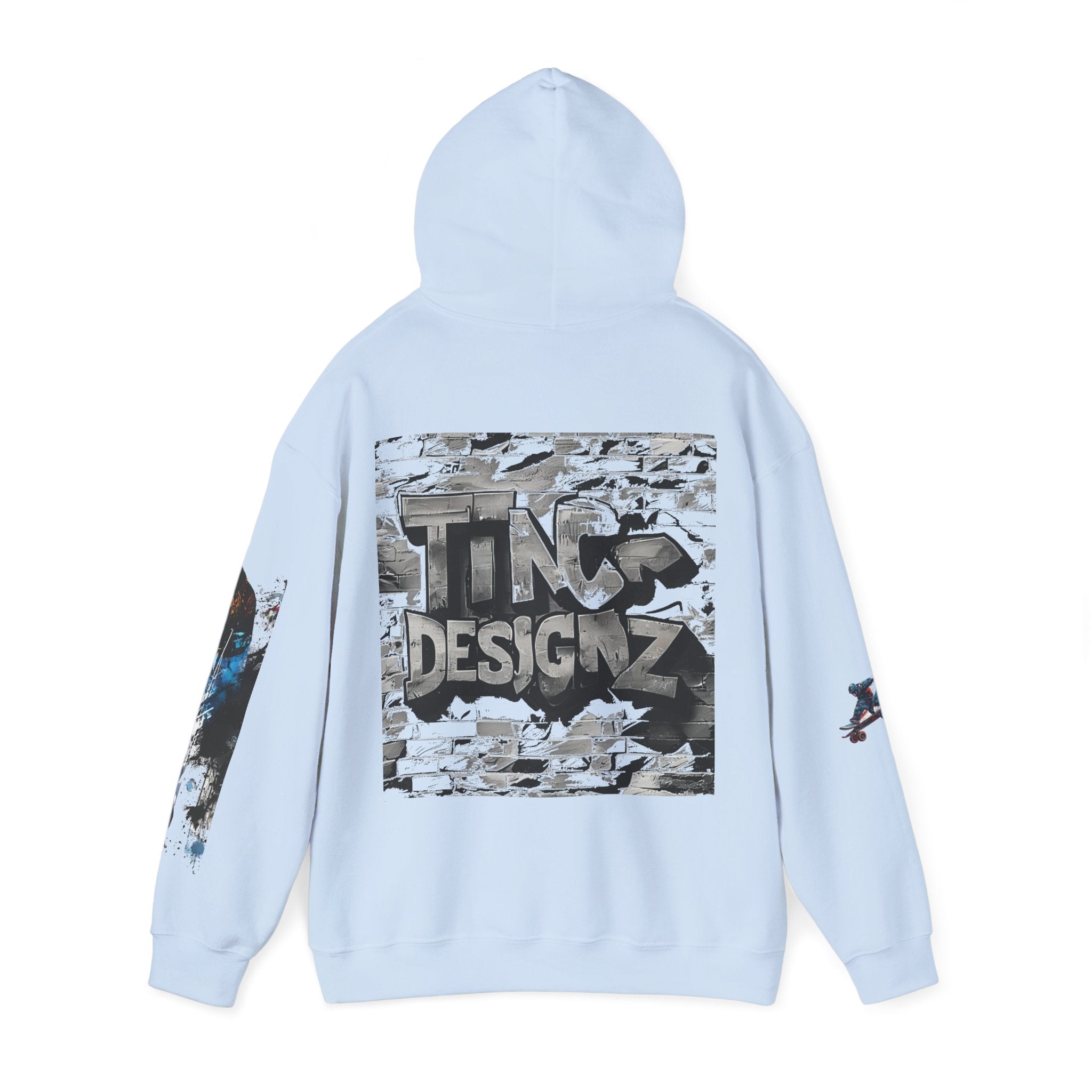 TNC Skater Skeleton Heavyweight Streetwear Hoodie