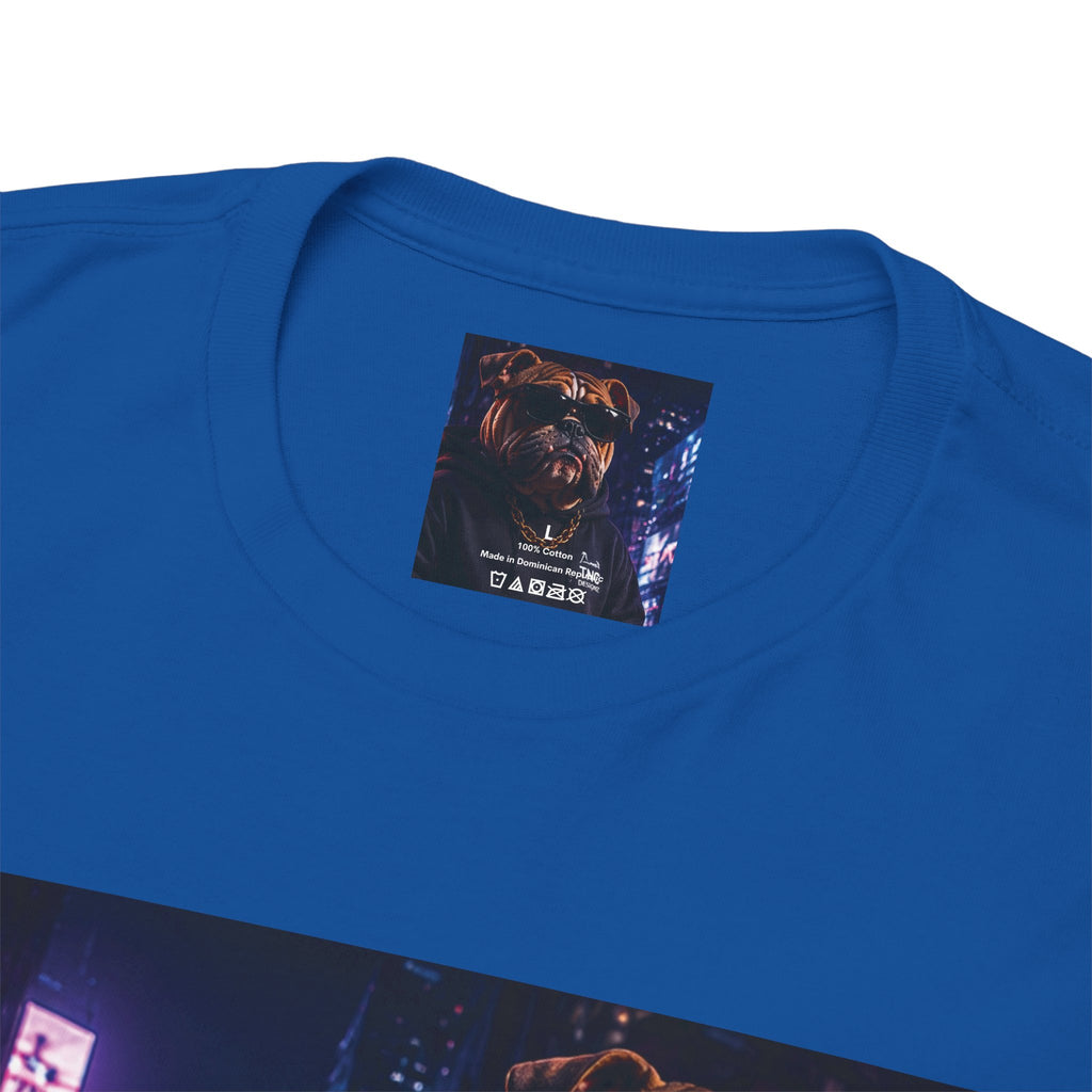TNC Bulldog Streetwear Range — Animated Bulldog Character in Hoodie & Gold Chain