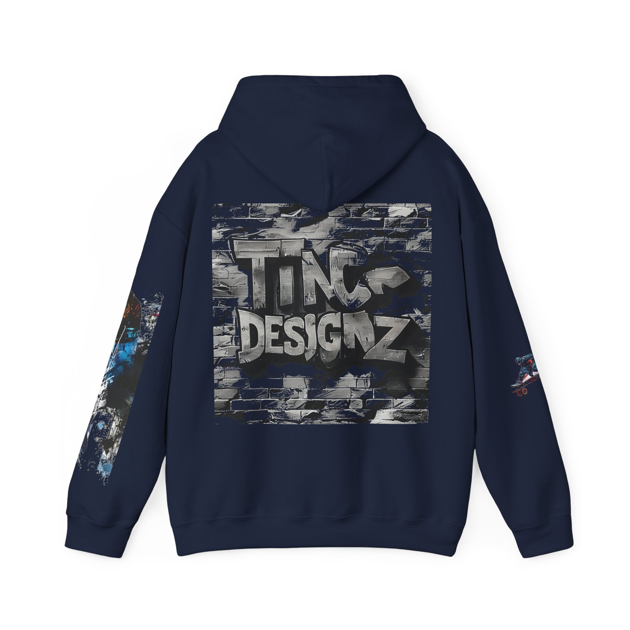 TNC Skater Skeleton Heavyweight Streetwear Hoodie