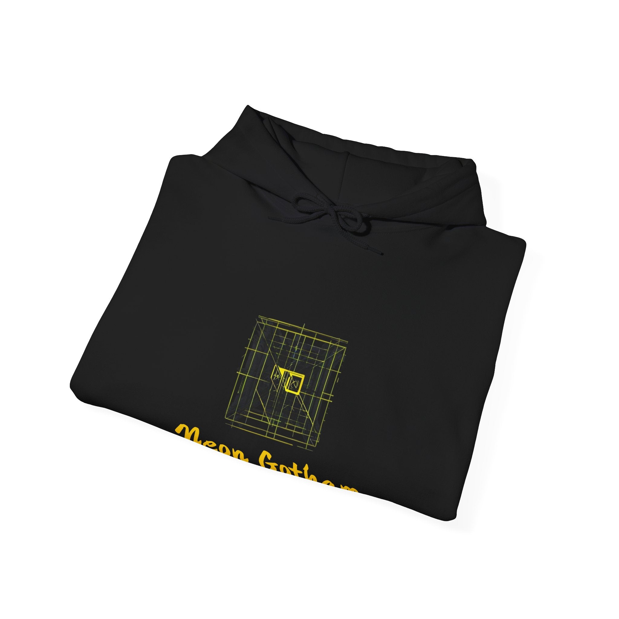 TNC Neon Gotham NY Nightlife Heavyweight Hoodie - TNC Designz