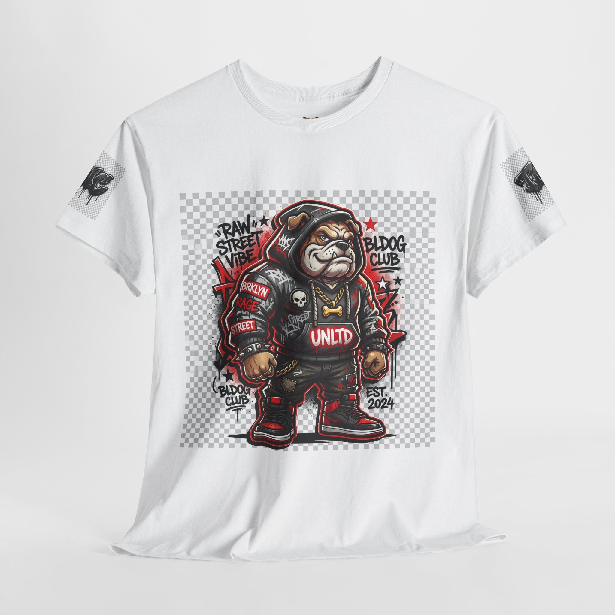 Bulldog Club Streetwear Tee — Graphic Urban Bulldog Hoodie Design