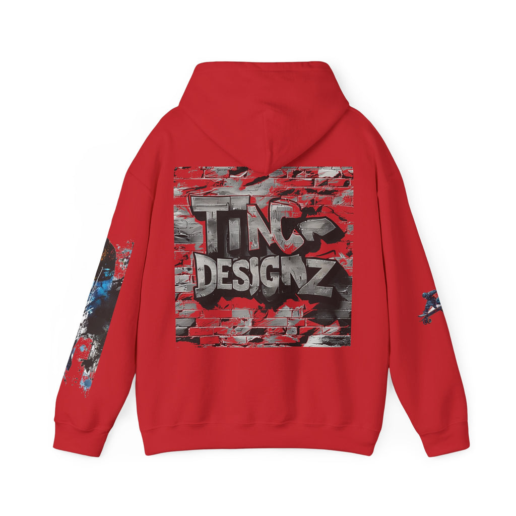 TNC Skater Skeleton Heavyweight Streetwear Hoodie
