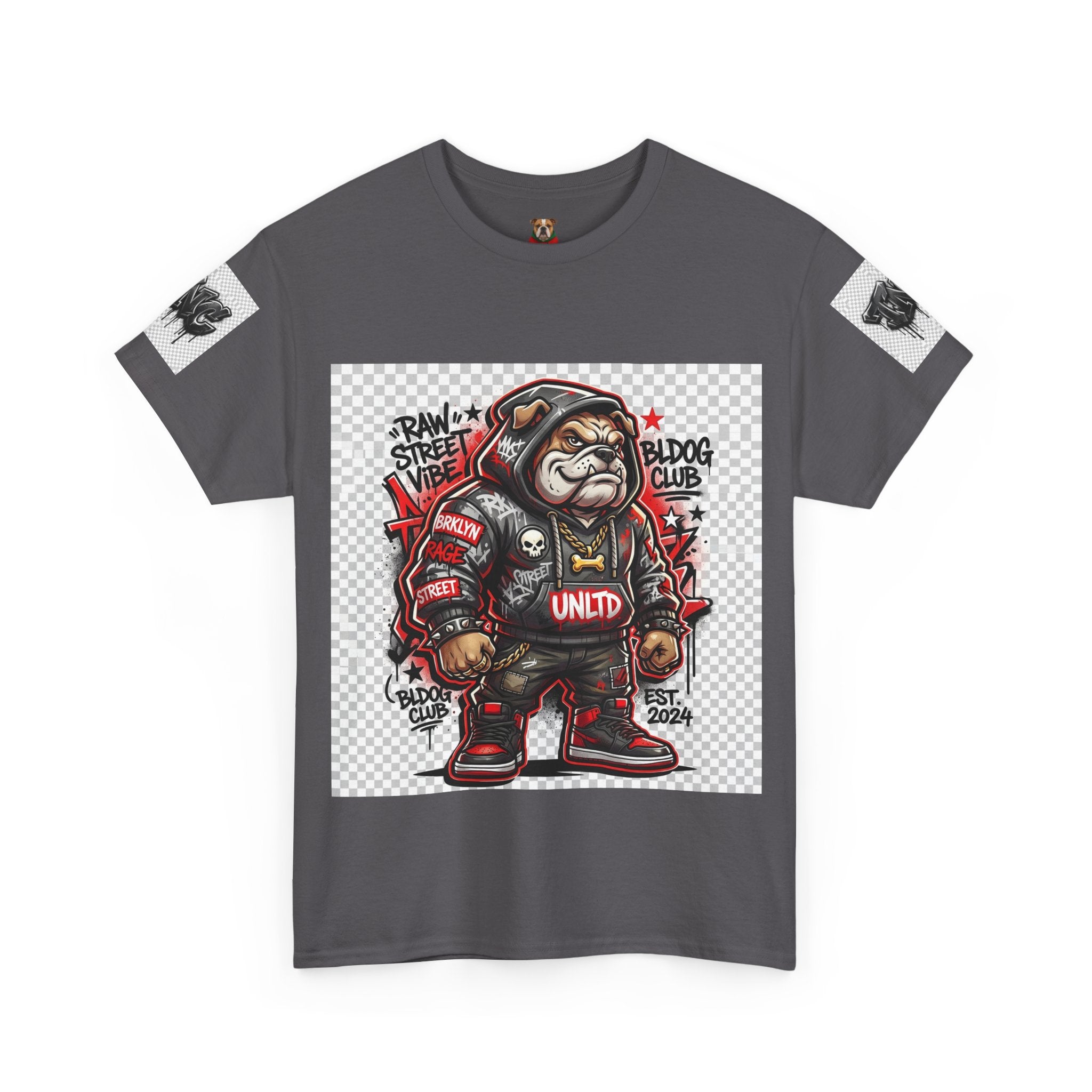 Bulldog Club Streetwear Tee — Graphic Urban Bulldog Hoodie Design