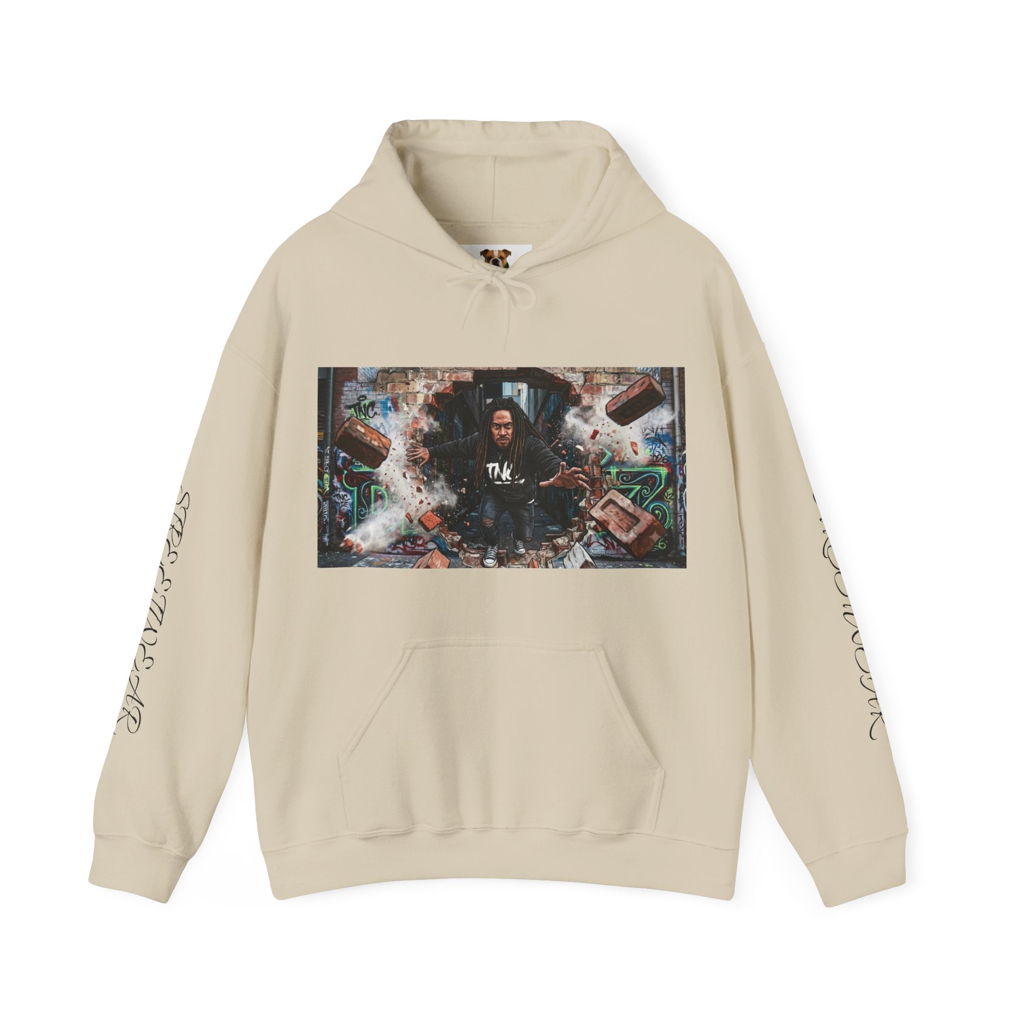 TNC "Wallbreak" 3D Transition Heavyweight Hoodie — Boxy Fit