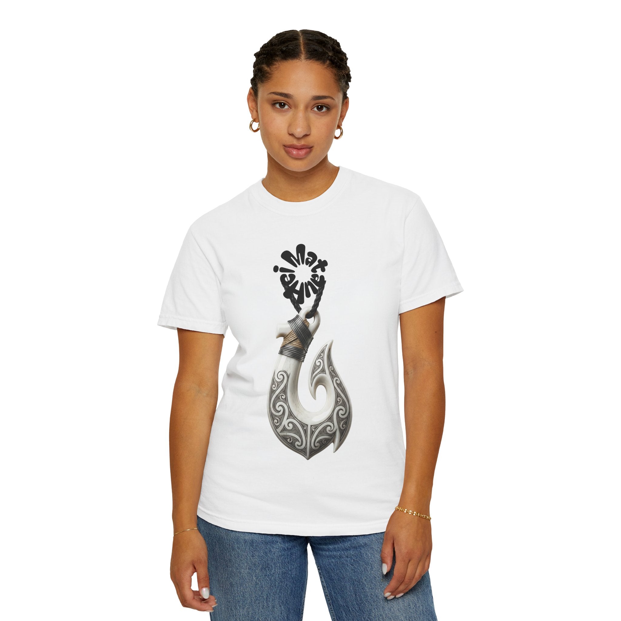 Maori Fishhook T-Shirt — Hei Matau Pendant Graphic Tee