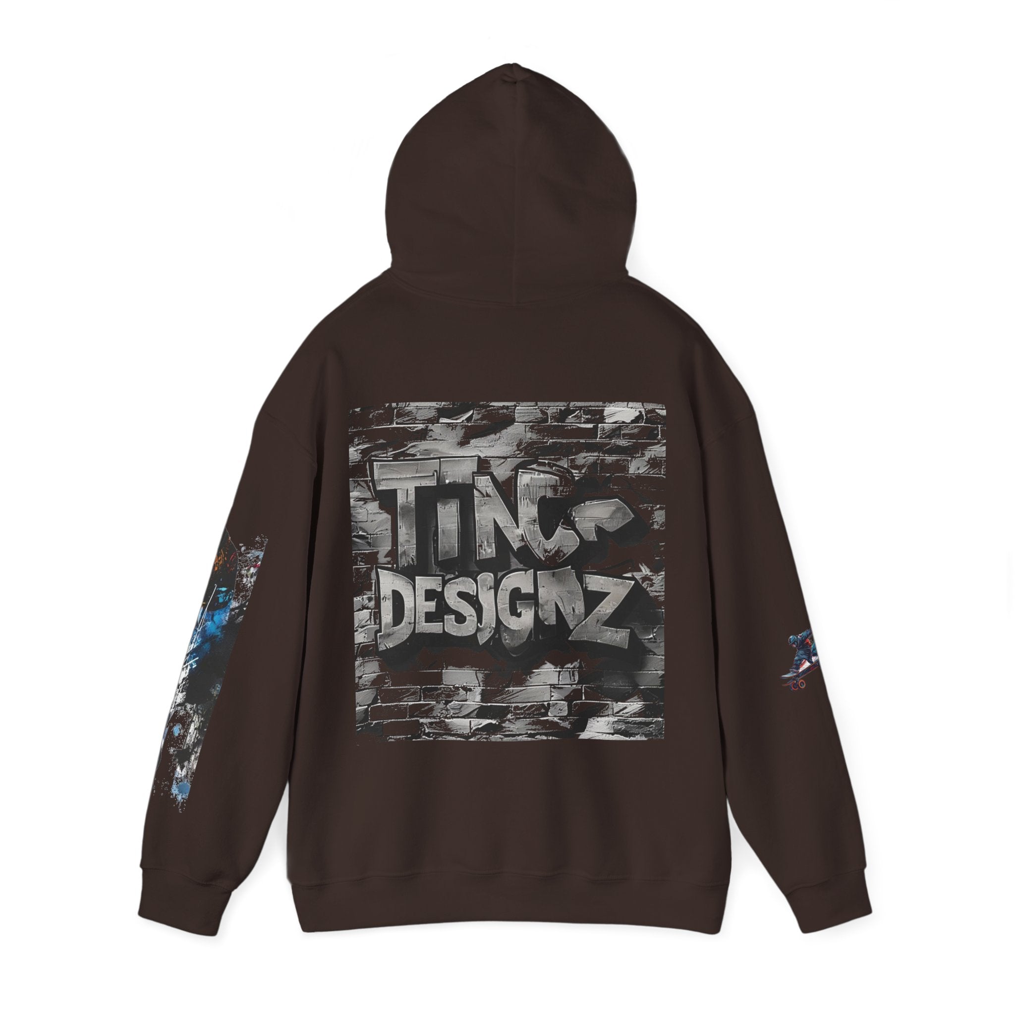 TNC Skater Skeleton Heavyweight Streetwear Hoodie