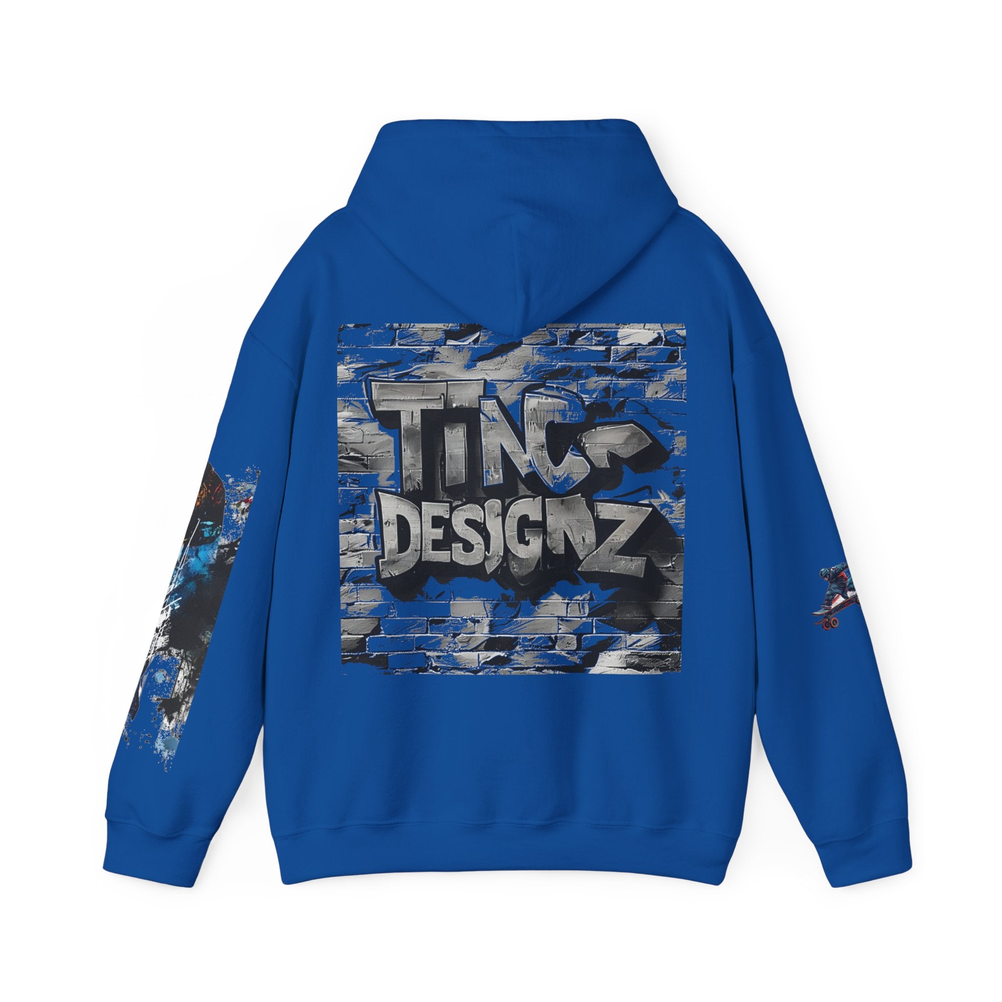 TNC Skater Skeleton Heavyweight Streetwear Hoodie