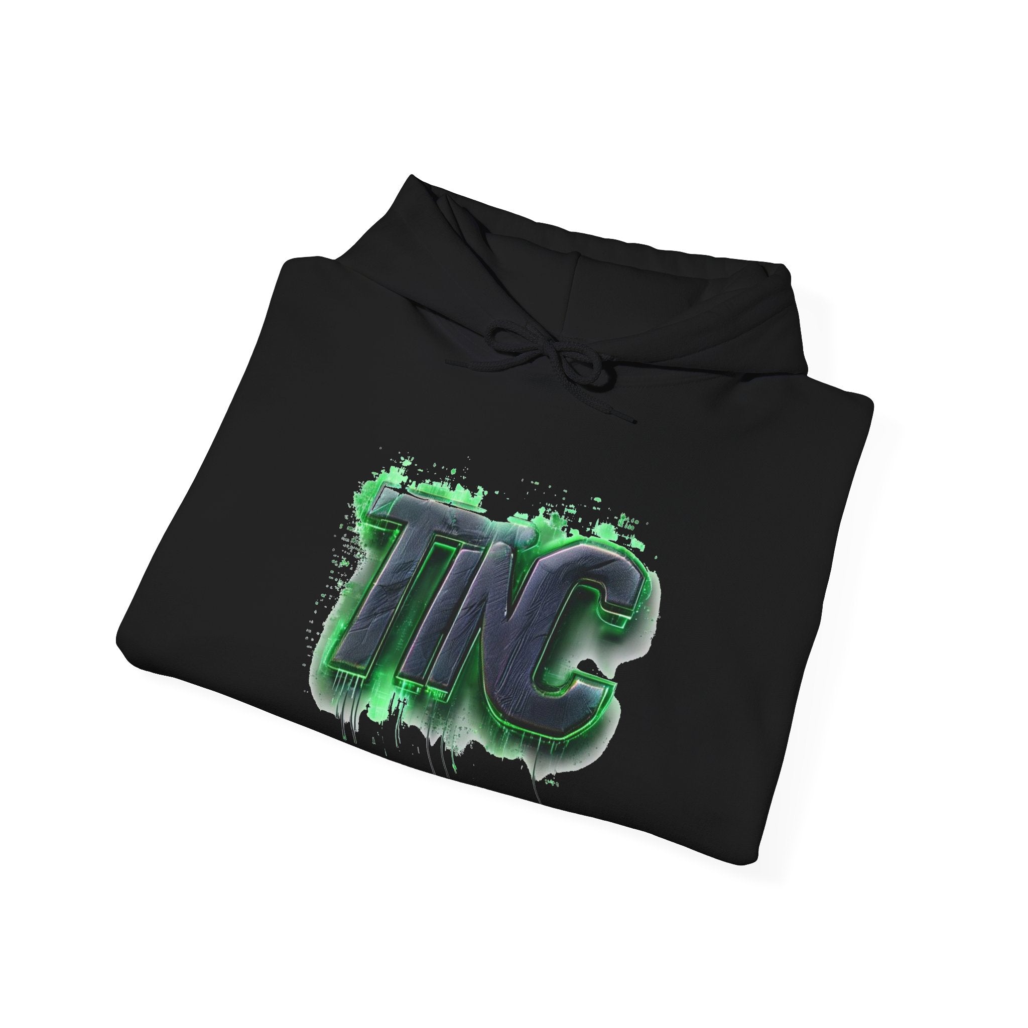TNC Cyberpunk Cat Heavyweight Streetwear Hoodie