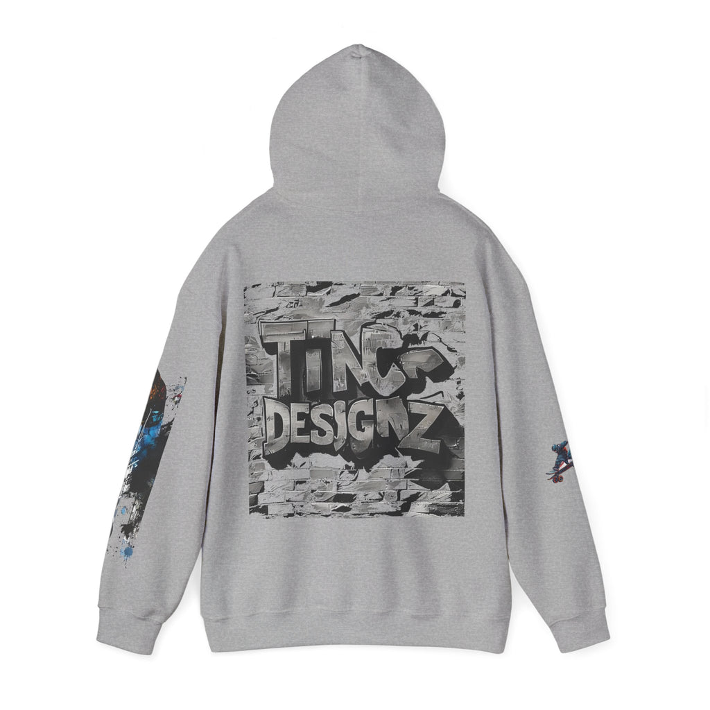 TNC Skater Skeleton Heavyweight Streetwear Hoodie