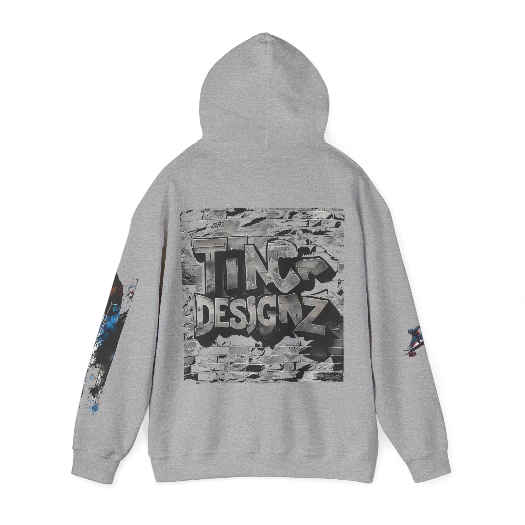 TNC Skater Skeleton Heavyweight Streetwear Hoodie