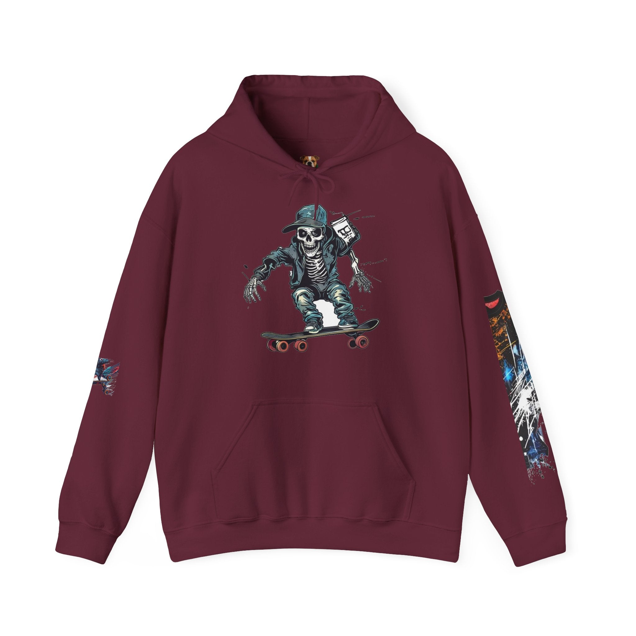 TNC Skater Skeleton Heavyweight Streetwear Hoodie