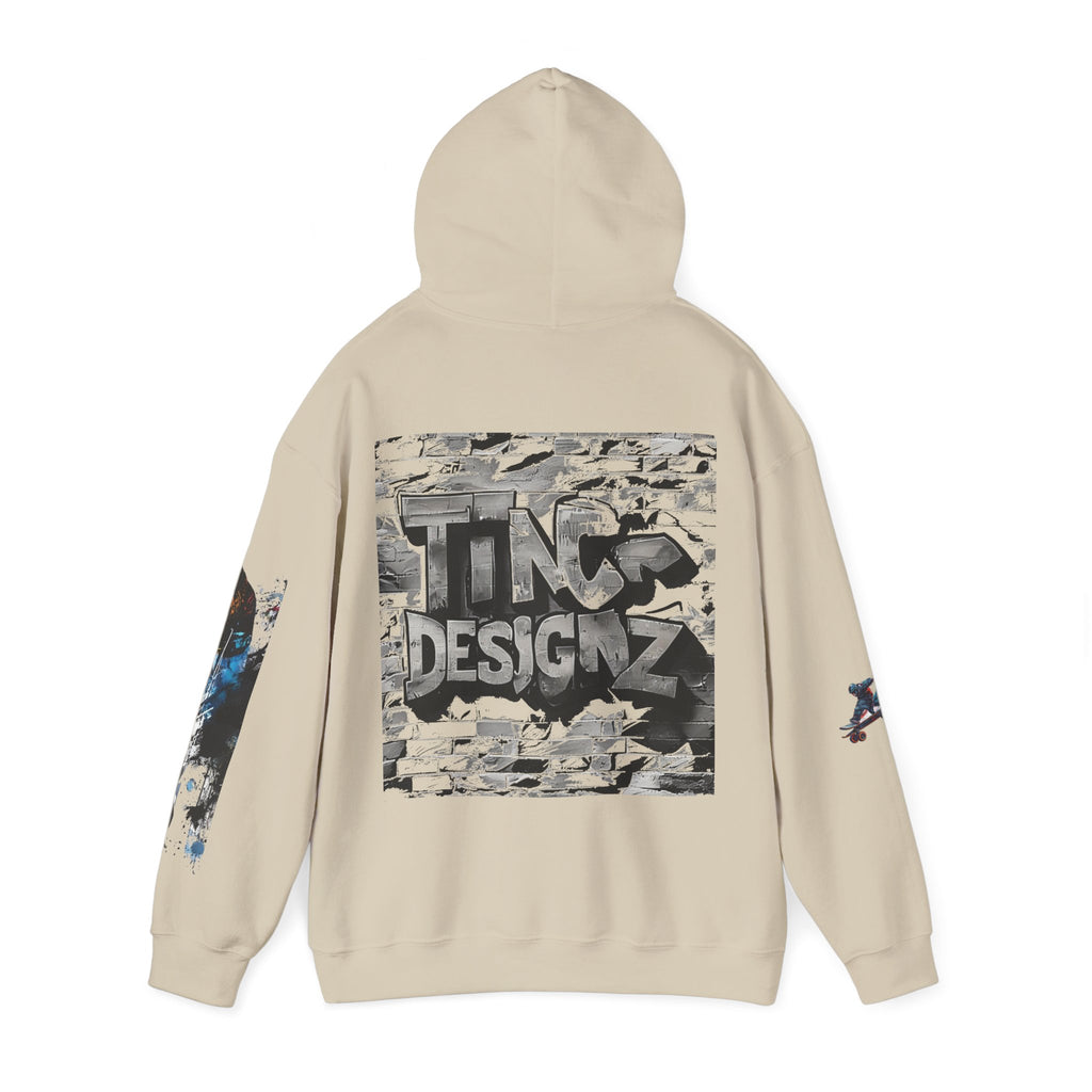 TNC Skater Skeleton Heavyweight Streetwear Hoodie