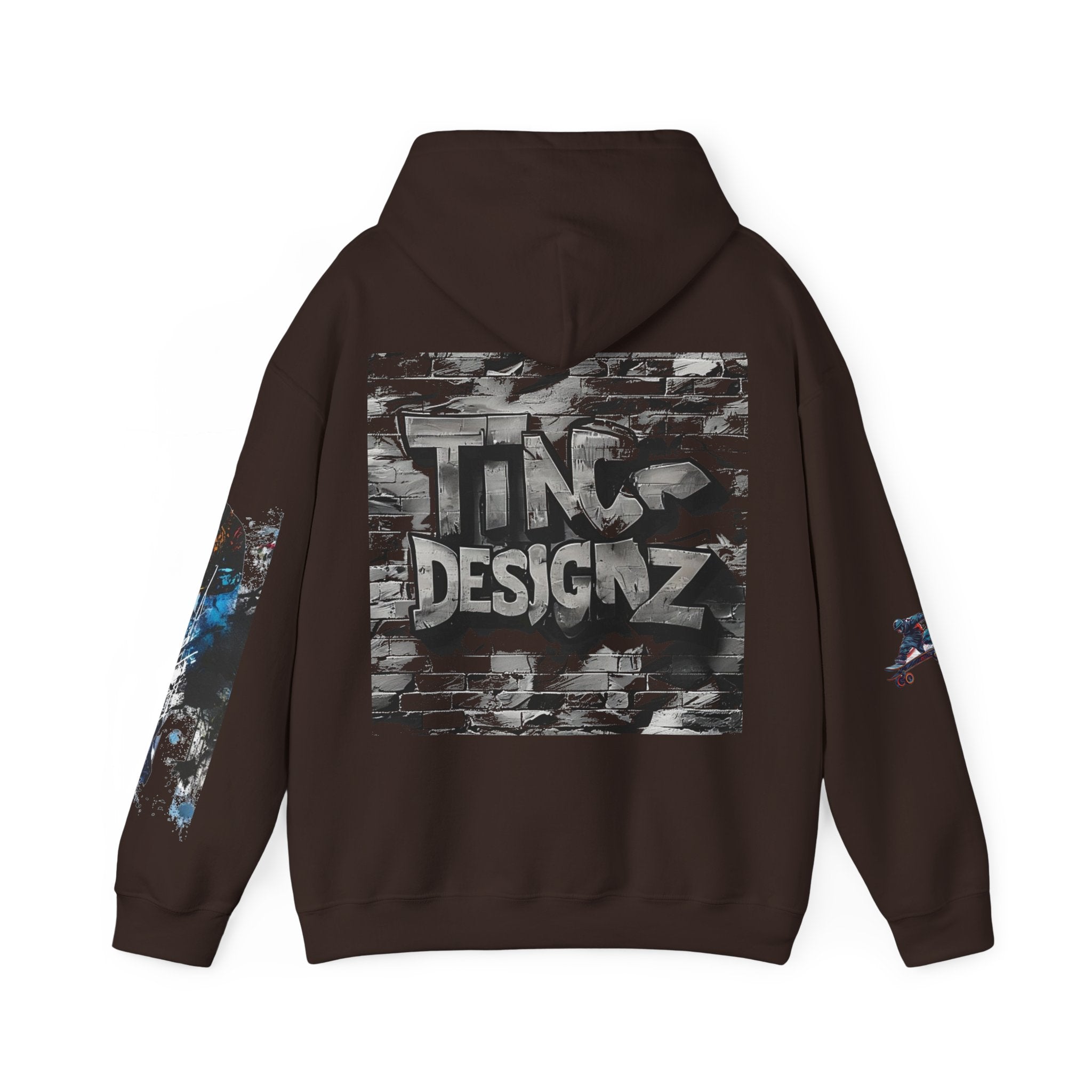TNC Skater Skeleton Heavyweight Streetwear Hoodie